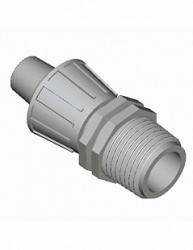Муфта с накидной гайкой 16*Н1/2 (3020.016C) PP (100/900)